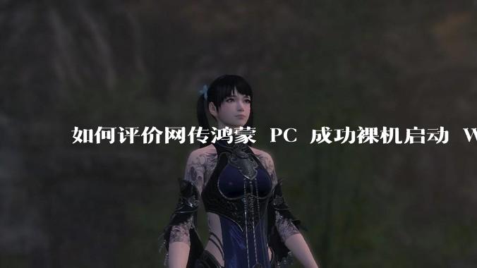 如何评价网传鸿蒙 PC 成功裸机启动 Windows ARM？