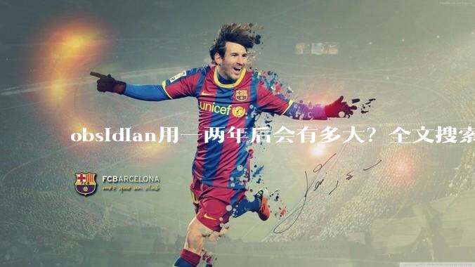 obsidian用一两年后会有多大？全文搜索还快吗？