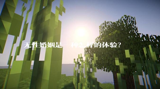 无性婚姻是一种怎样的体验？