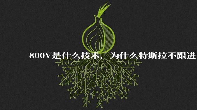 800V是什么技术，为什么特斯拉不跟进？